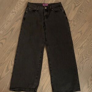 Edikted Women's Straight Leg Black Jeans